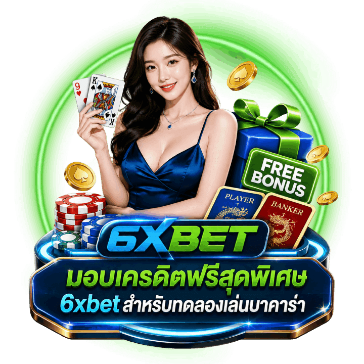 มอบเครดิตฟรีสุดพิเศษ 6xbet